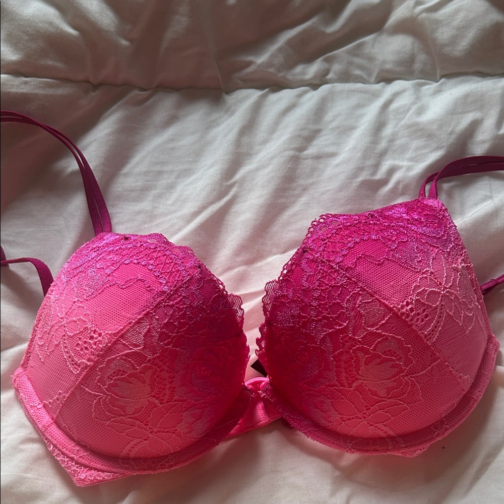La SENZA Vibrant Pink Lace Bra